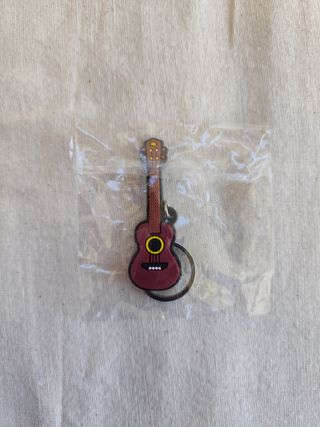 Portachiavi in silicone - Ukulele (nuovo)