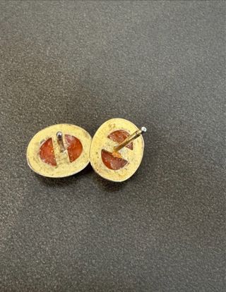 Orecchini vintage pietra naturale