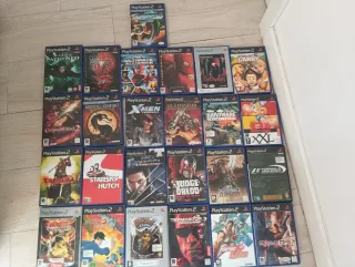 Lote 25 juegos PS2 (caja+manual+disco)