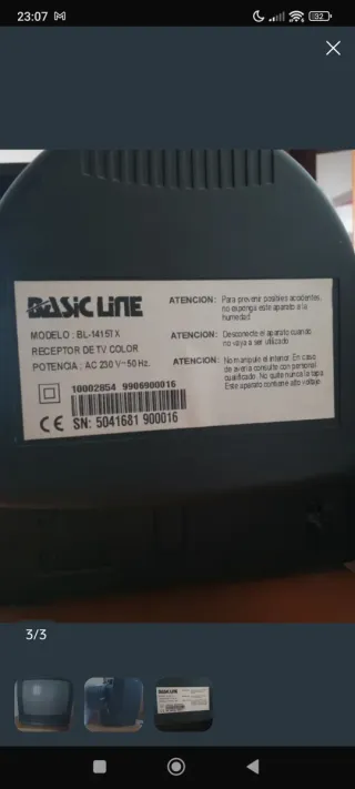 Televisor Grundig Negro