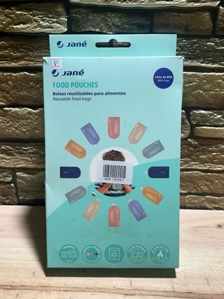 12 Bolsas Reutilizables Comida Bebé 100ml