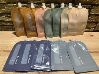 12 Bolsas Reutilizables Comida Bebé 100ml