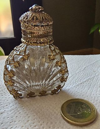 Antiguo Perfumero Filigrana Checa