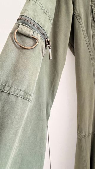 Vestido Desigual militar verde talla 38