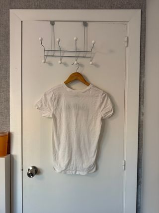 Camiseta Hollister Blanca Logo