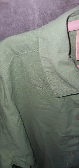 Camisa Oversize JJXX Verde Oliva Talla XXS