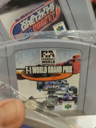Lote 3 Juegos Nintendo 64: F1, Gretzky, Wave Race