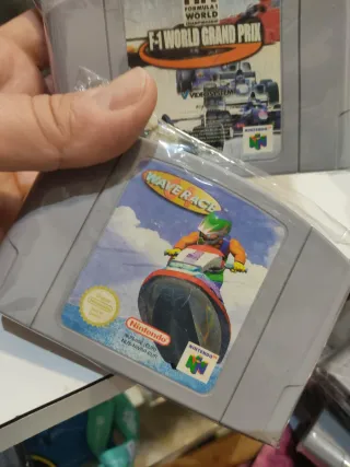 Lote 3 Juegos Nintendo 64: F1, Gretzky, Wave Race
