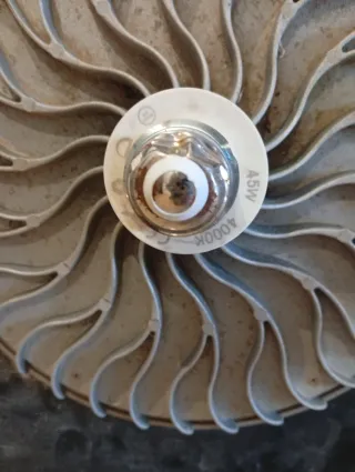 Lámpara de techo cuadrada negra