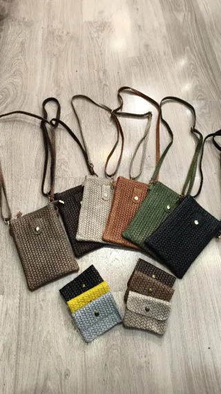 Bolsos de piel ideal móvil y cartera