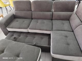 Oferta Online #Sofá Cama Rinconera con Puff Arcon