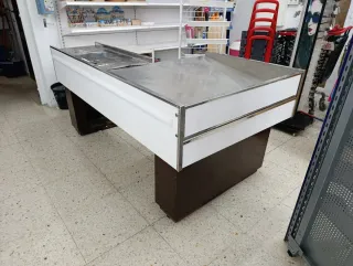 Mostrador caja supermercado