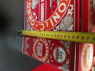 Lotto 3 Scatole Latta Amaretti di Saronno