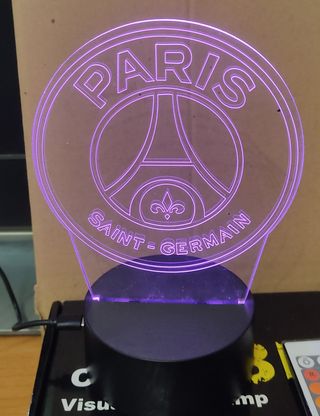 Lámpara LED 3D Paris Saint-Germain