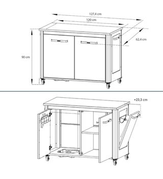 Mueble Cocina Exterior Cozze 90526