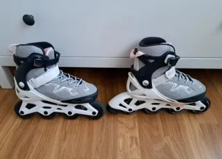 Patines en línea Oxelo Talla 32-35 + prot + bolsa
