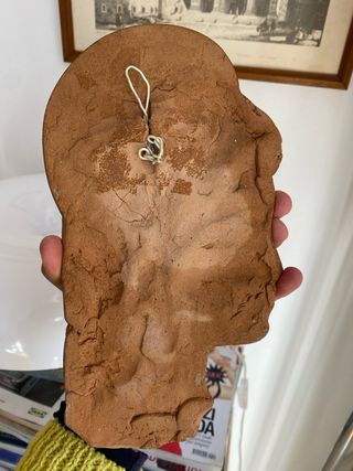 Madonnina in terracotta da appendere