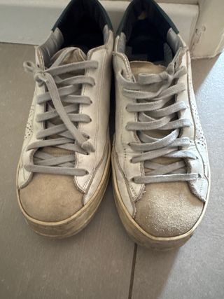 Scarpe uomo P448 beige/bianche