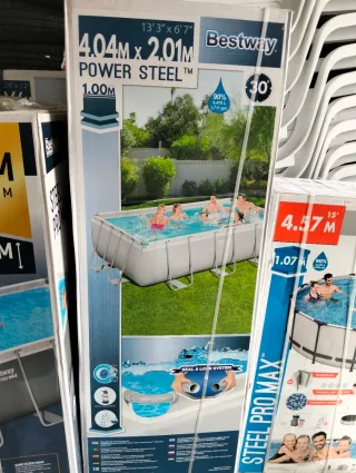 Bestway Power Steel piscina 404x201x100m