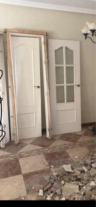 Puertas blancas madera con premarcos