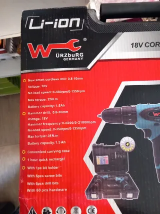 Set 2 Taladros Inalámbricos W-2400L