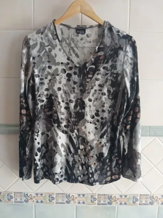 Camiseta estampada manga larga