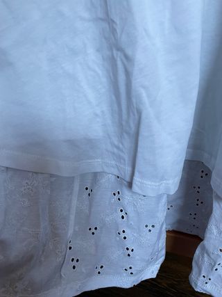 Vestido midi de tirantes, blanco, Desigual. TallaM