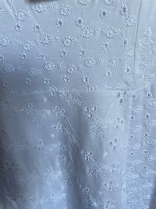 Vestido midi de tirantes, blanco, Desigual. TallaM