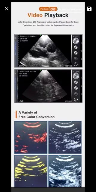 Scanner veterinario per gravidanze animali nuovo