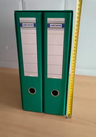 2 Archivadores Verdes para Oficina