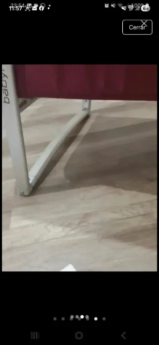 Minicuna balancín y ruedas aluminio marca babyhome