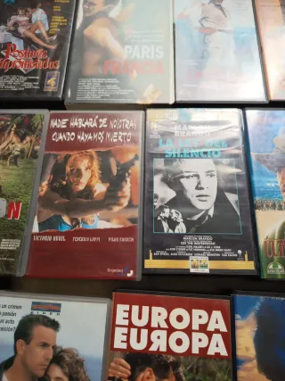 21 Películas VHS Acción/Crimen/Drama.