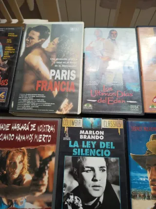21 Películas VHS Acción/Crimen/Drama.