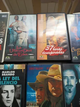 21 Películas VHS Acción/Crimen/Drama.