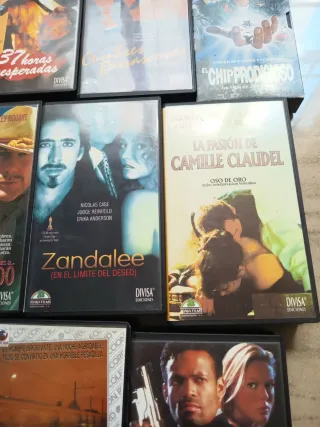 21 Películas VHS Acción/Crimen/Drama.