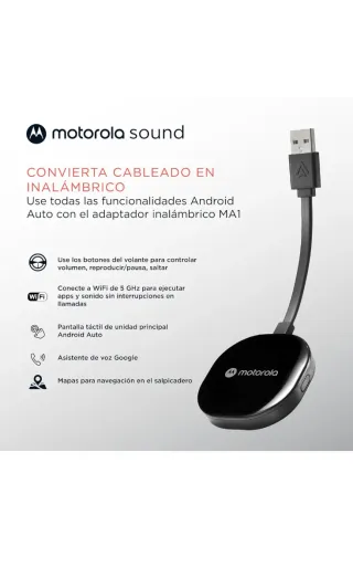 Motorola MA1 Android Auto para el coche