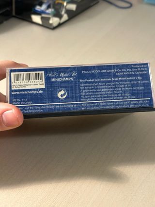 Minichamps F1 Williams BMW FW23 1:43