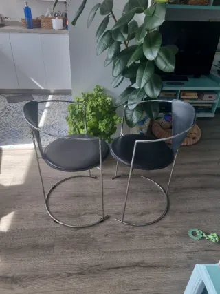 2 Sillas Diseño Italiano Vintage