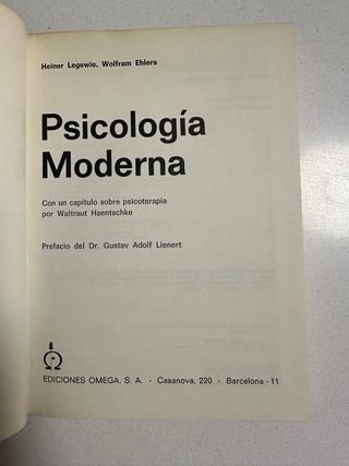 Psicología Moderna