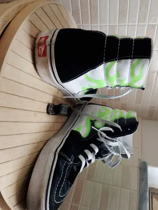 Scarpe Vans Uomo N.45 Nero/Verde