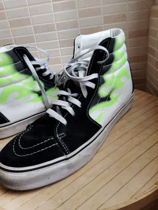 Scarpe Vans Uomo N.45 Nero/Verde