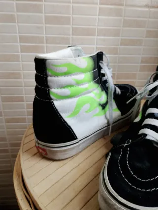Scarpe Vans Uomo N.45 Nero/Verde