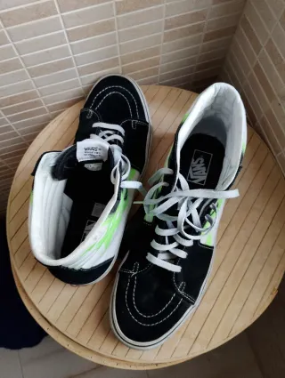 Scarpe Vans Uomo N.45 Nero/Verde