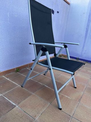 Silla de jardín plegable