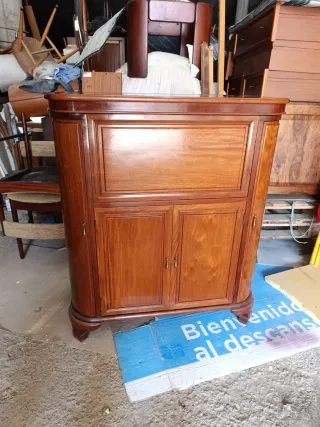Mueble Bar Palorrosa Madera Maciza