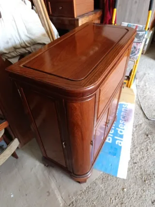 Mueble Bar Palorrosa Madera Maciza