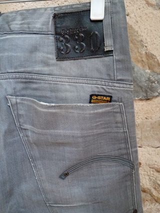 Pantalón vaquero G-Star Raw gris