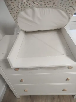 Cómoda 3 cajones con cambiador