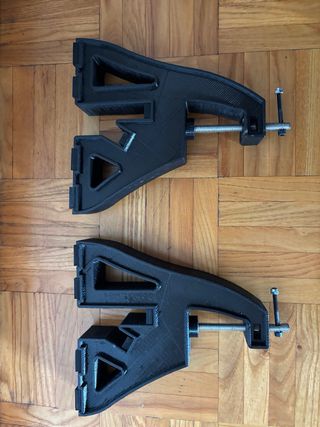 Soportes para encerar tabla snowboard