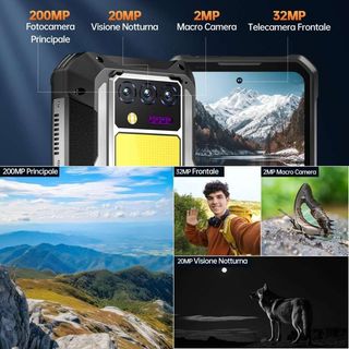 Oukitel WP100 Titan 6.8 5G 48GB/512GB Proyector